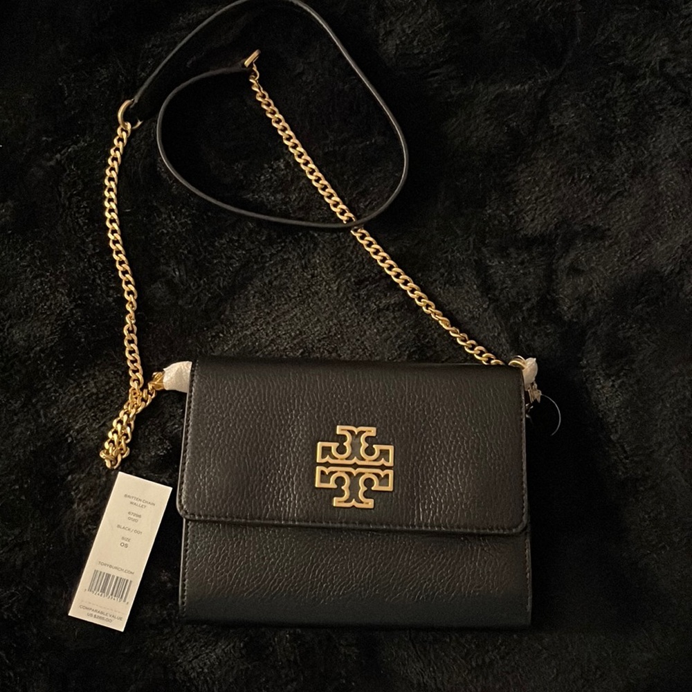 Tory Burch Britten chain wallet crossbody